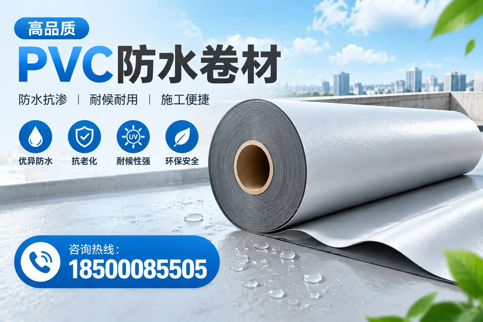 什么是pvc防水卷材?延安消费者需了解的基础知识
